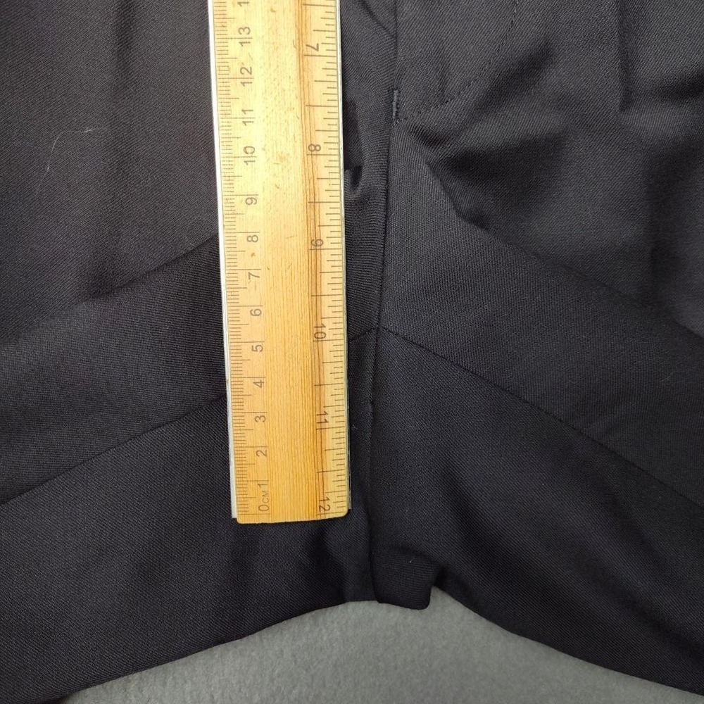 Ted Baker London Pants Mens 35x30 Black Wool Dress Trousers Jarrett Flat Front - Picture 14 of 14